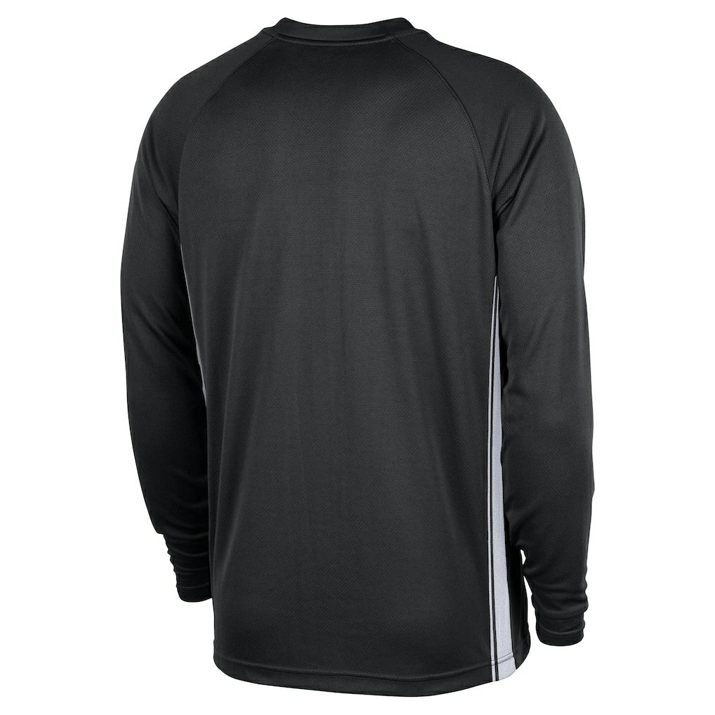 Black Brooklyn Nets 2025/26 Authentic Pre-Game Legend Dri-FIT Long Sleeve Shooting Shirt | NBA