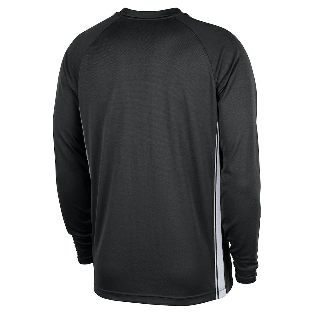 Black Brooklyn Nets 2025/26 Authentic Pre-Game Legend Dri-FIT Long Sleeve Shooting Shirt | NBA