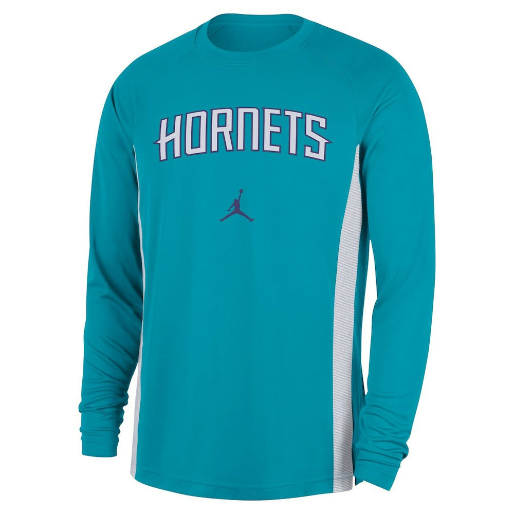 Teal Charlotte Hornets Jordan Brand 2025/26 Authentic Pre-Game Legend Dri-FIT Long Sleeve Shooting Shirt | NBA