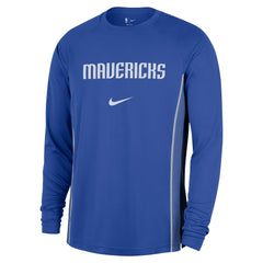 Blue Dallas Mavericks 2025/26 Authentic Pre-Game Legend Dri-FIT Long Sleeve Shooting Shirt sale | NBA