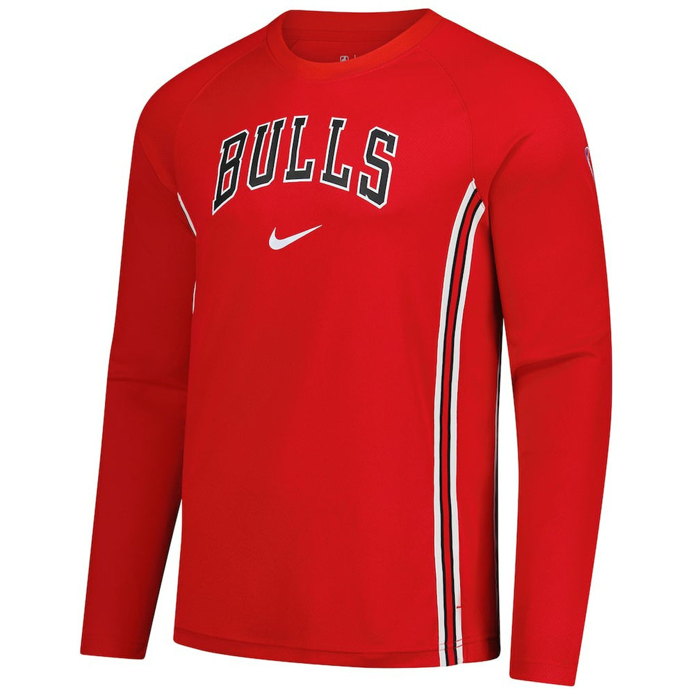 Red Chicago Bulls 2025/26 Authentic Pre-Game Legend Dri-FIT Long Sleeve Shooting Shirt sale | NBA