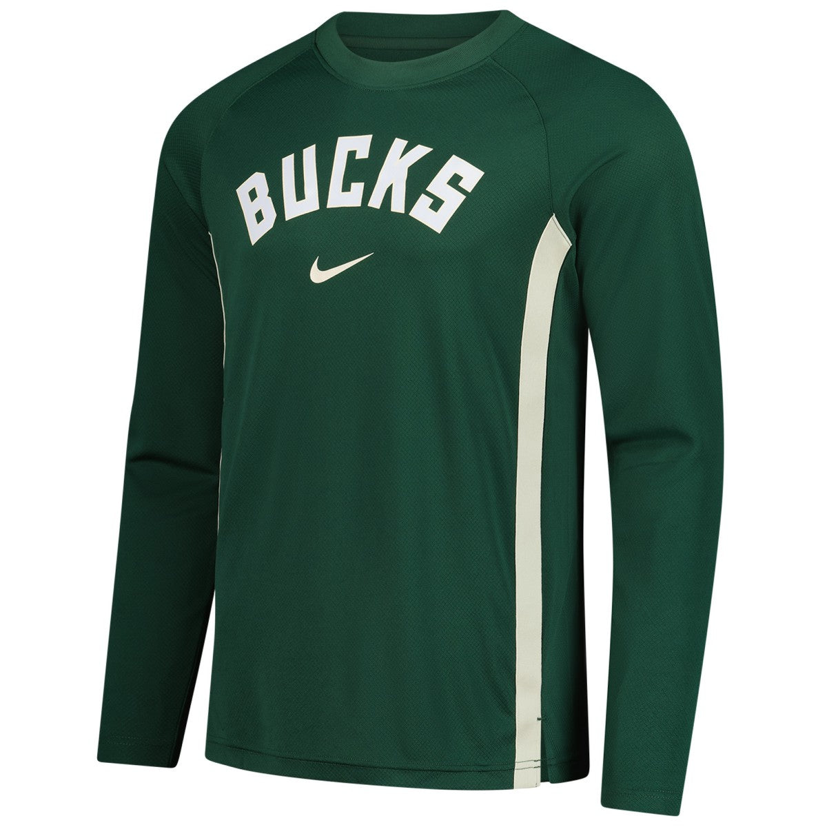 Hunter Green Milwaukee Bucks 2025/26 Authentic Pre-Game Legend Dri-FIT Long Sleeve Shooting Shirt | NBA