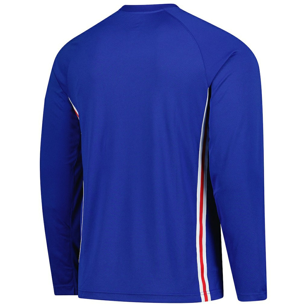 Royal Philadelphia 76ers 2025/26 Authentic Pre-Game Legend Dri-FIT Long Sleeve Shooting Shirt | NBA