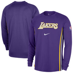 Purple Los Angeles Lakers 2025/26 Authentic Pre-Game Legend Dri-FIT Long Sleeve Shooting Shirt | NBA