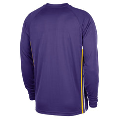 Purple Los Angeles Lakers 2025/26 Authentic Pre-Game Legend Dri-FIT Long Sleeve Shooting Shirt | NBA