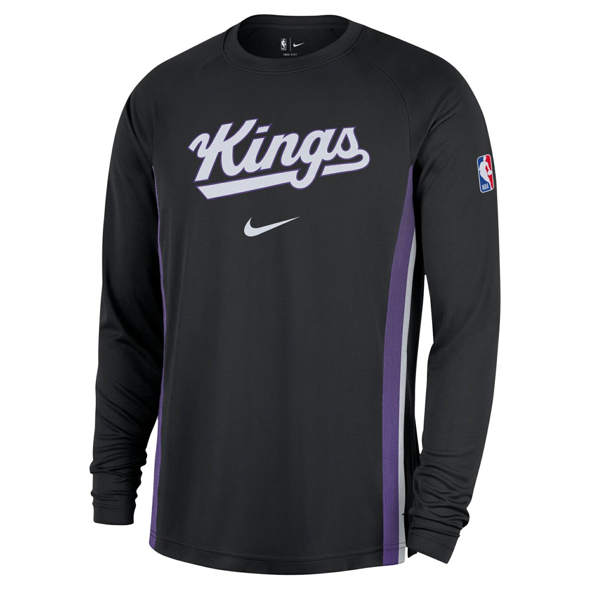 Black Sacramento Kings 2025/26 Authentic Pre-Game Legend Dri-FIT Long Sleeve Shooting Shirt | NBA