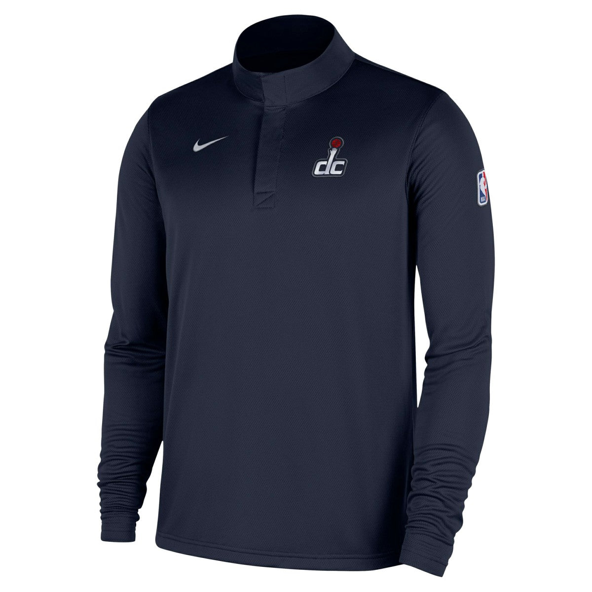 Navy Washington Wizards 2025/26 Authentic Coaches Quarter-Zip Dri-Fit Top | NBA