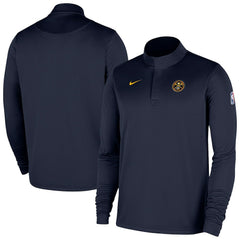 Navy Denver Nuggets 2025/26 Authentic Coaches Quarter-Zip Dri-Fit Top sale | NBA