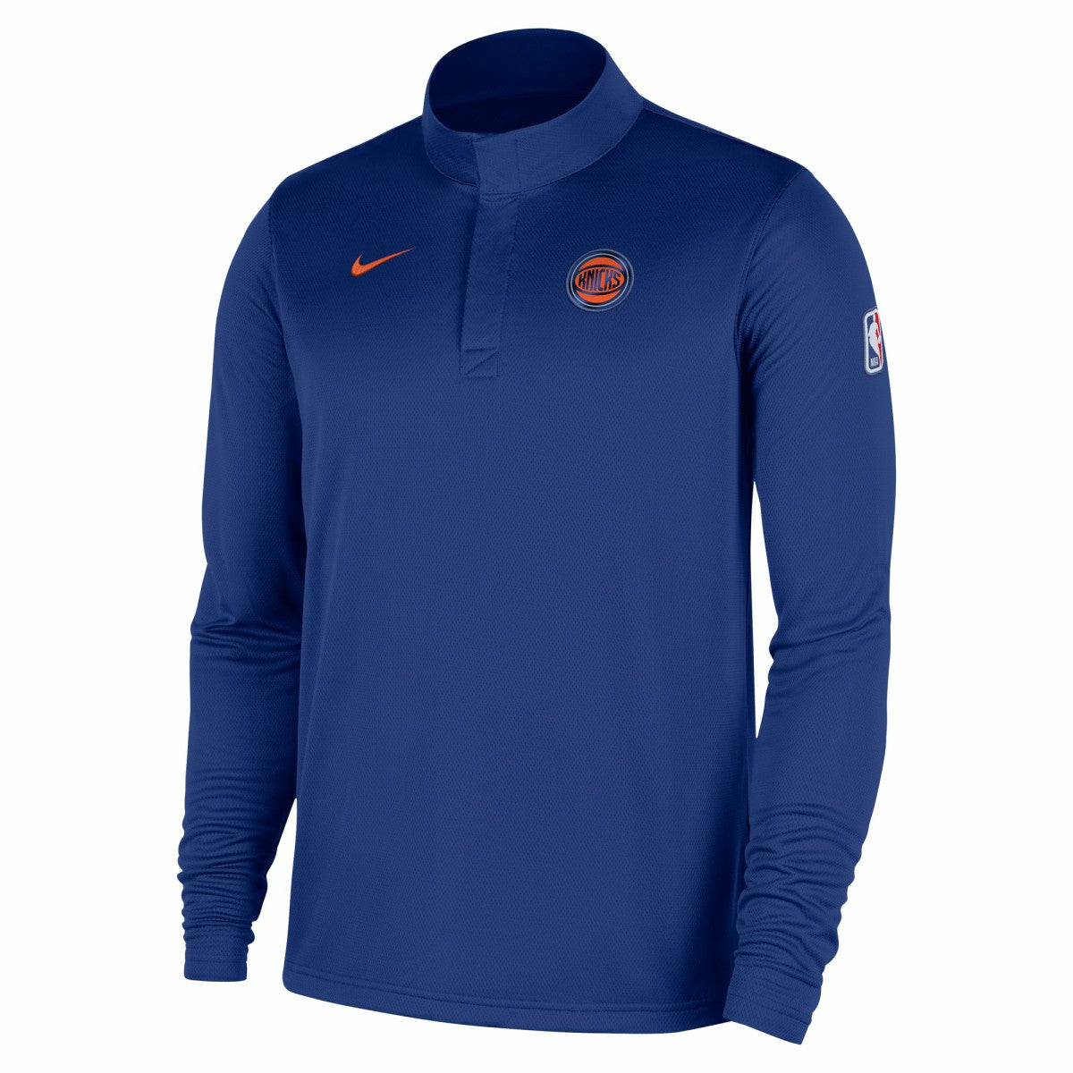 Blue New York Knicks 2025/26 Authentic Coaches Quarter-Zip Dri-Fit Top | NBA