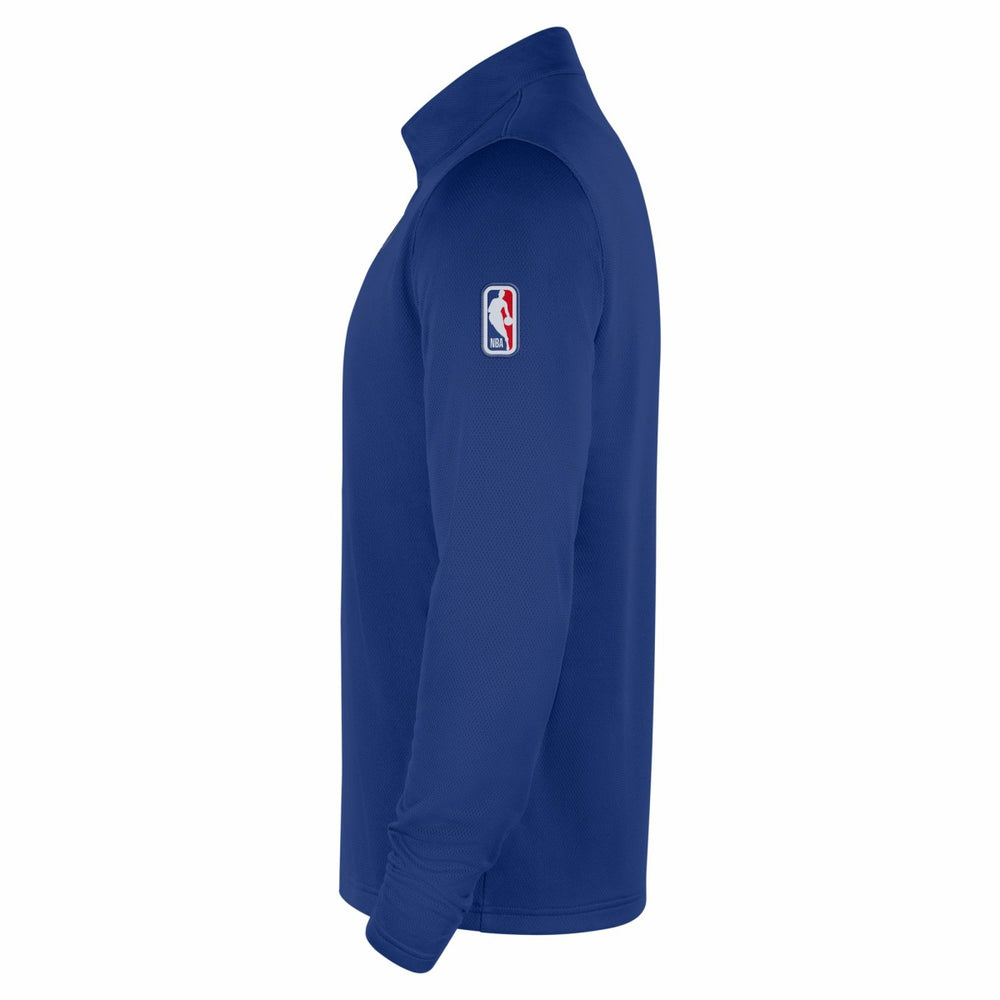 Blue New York Knicks 2025/26 Authentic Coaches Quarter-Zip Dri-Fit Top | NBA