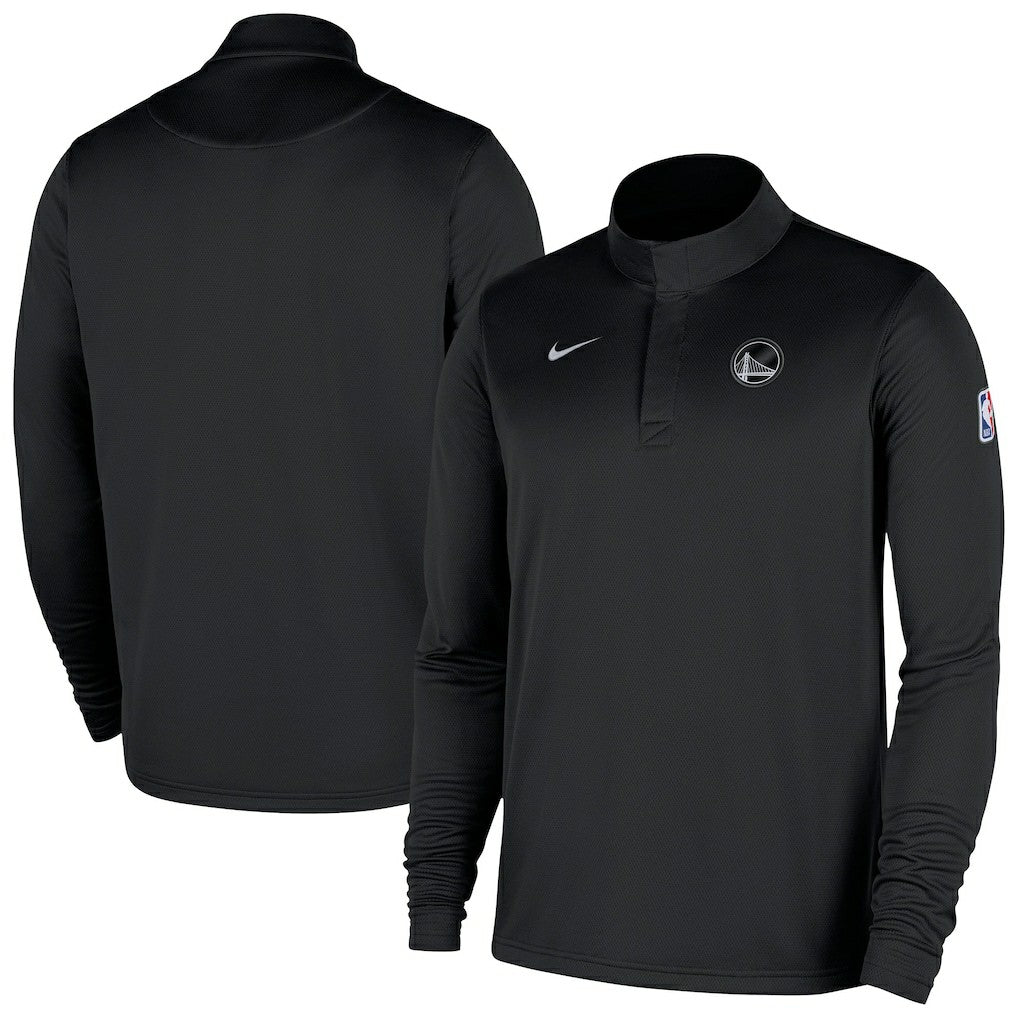 Black Golden State Warriors 2025/26 Authentic Coaches Quarter-Zip Dri-Fit Top sale | NBA