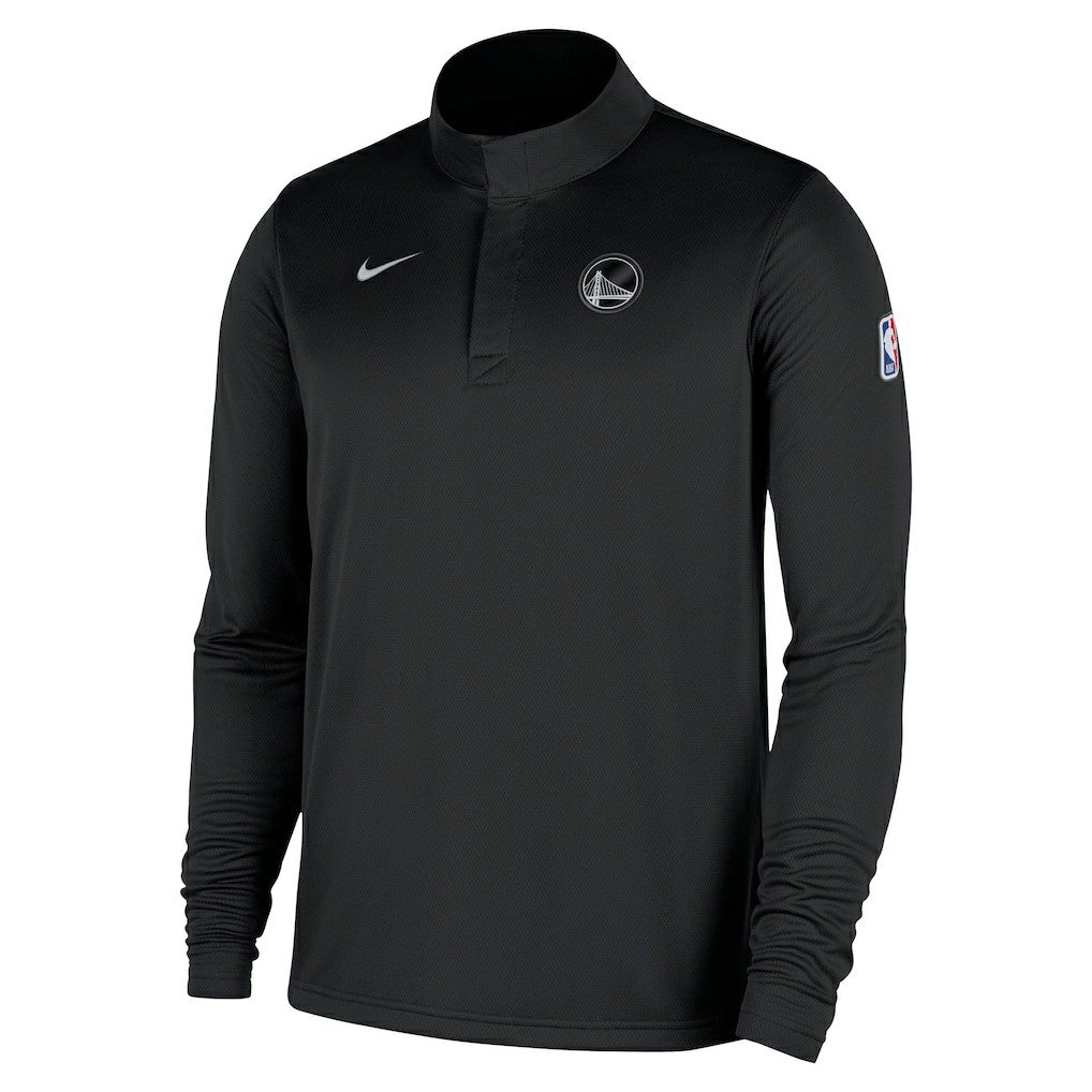 Black Golden State Warriors 2025/26 Authentic Coaches Quarter-Zip Dri-Fit Top sale | NBA