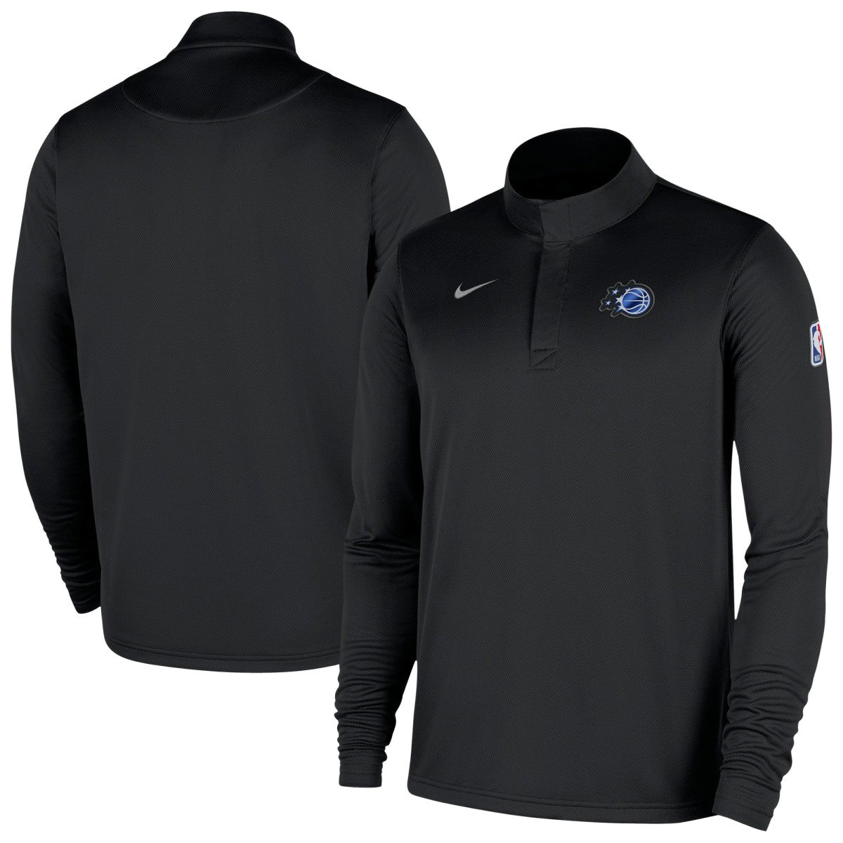Black Orlando Magic 2025/26 Authentic Coaches Quarter-Zip Dri-Fit Top | NBA
