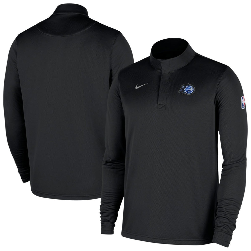 Black Orlando Magic 2025/26 Authentic Coaches Quarter-Zip Dri-Fit Top | NBA