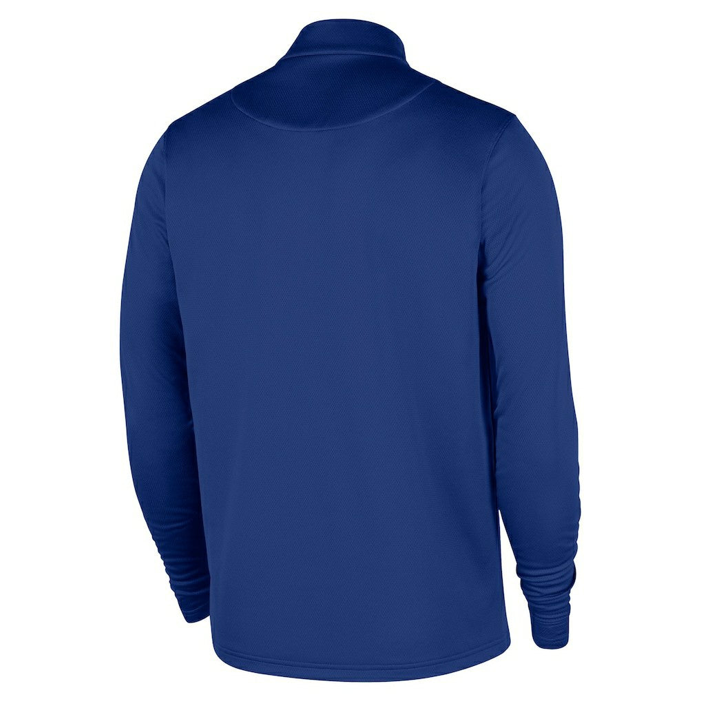 Royal Philadelphia 76ers 2025/26 Authentic Coaches Quarter-Zip Dri-Fit Top | NBA