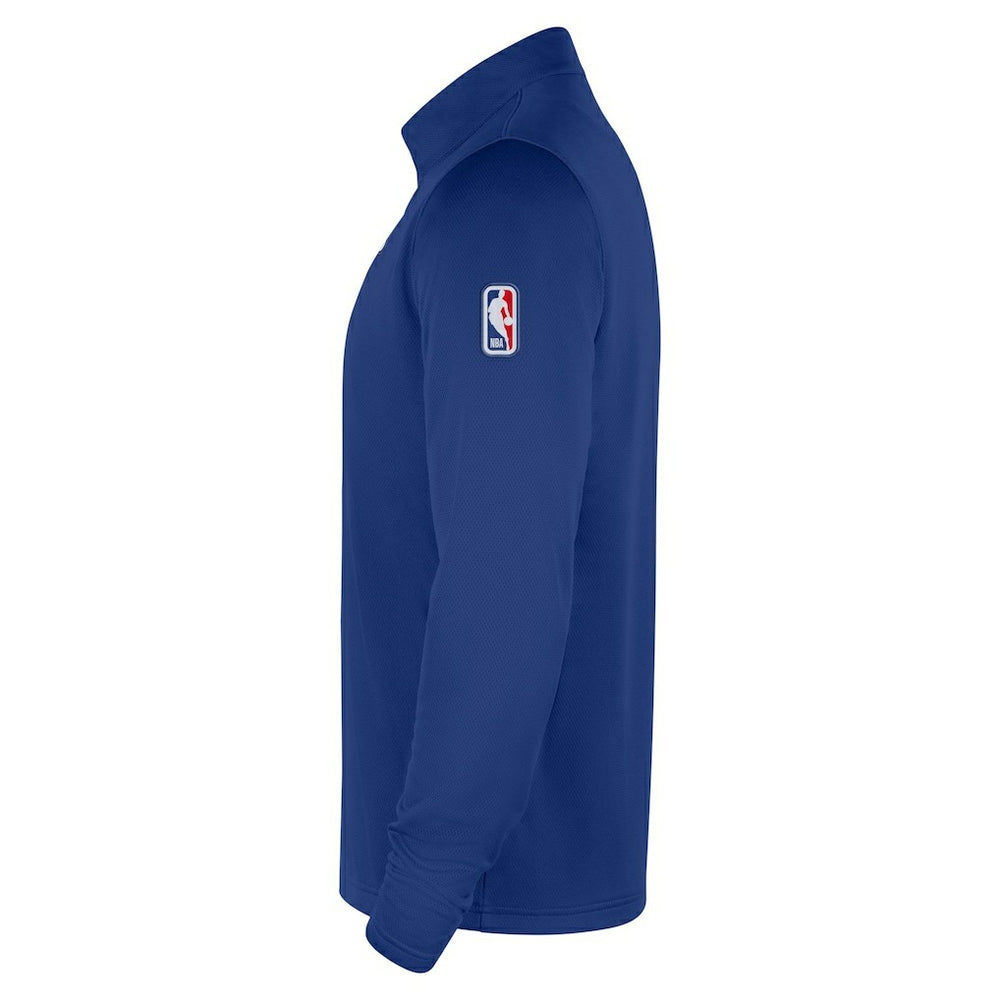 Royal Philadelphia 76ers 2025/26 Authentic Coaches Quarter-Zip Dri-Fit Top | NBA