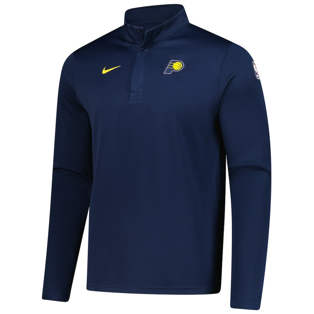 Navy Indiana Pacers 2025/26 Authentic Coaches Quarter-Zip Dri-Fit Top | NBA