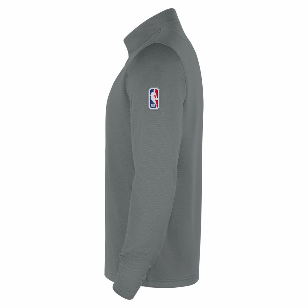 Silver San Antonio Spurs 2025/26 Authentic Coaches Quarter-Zip Dri-Fit Top | NBA