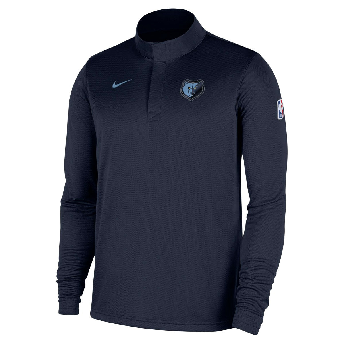 Navy Memphis Grizzlies 2025/26 Authentic Coaches Quarter-Zip Dri-Fit Top | NBA