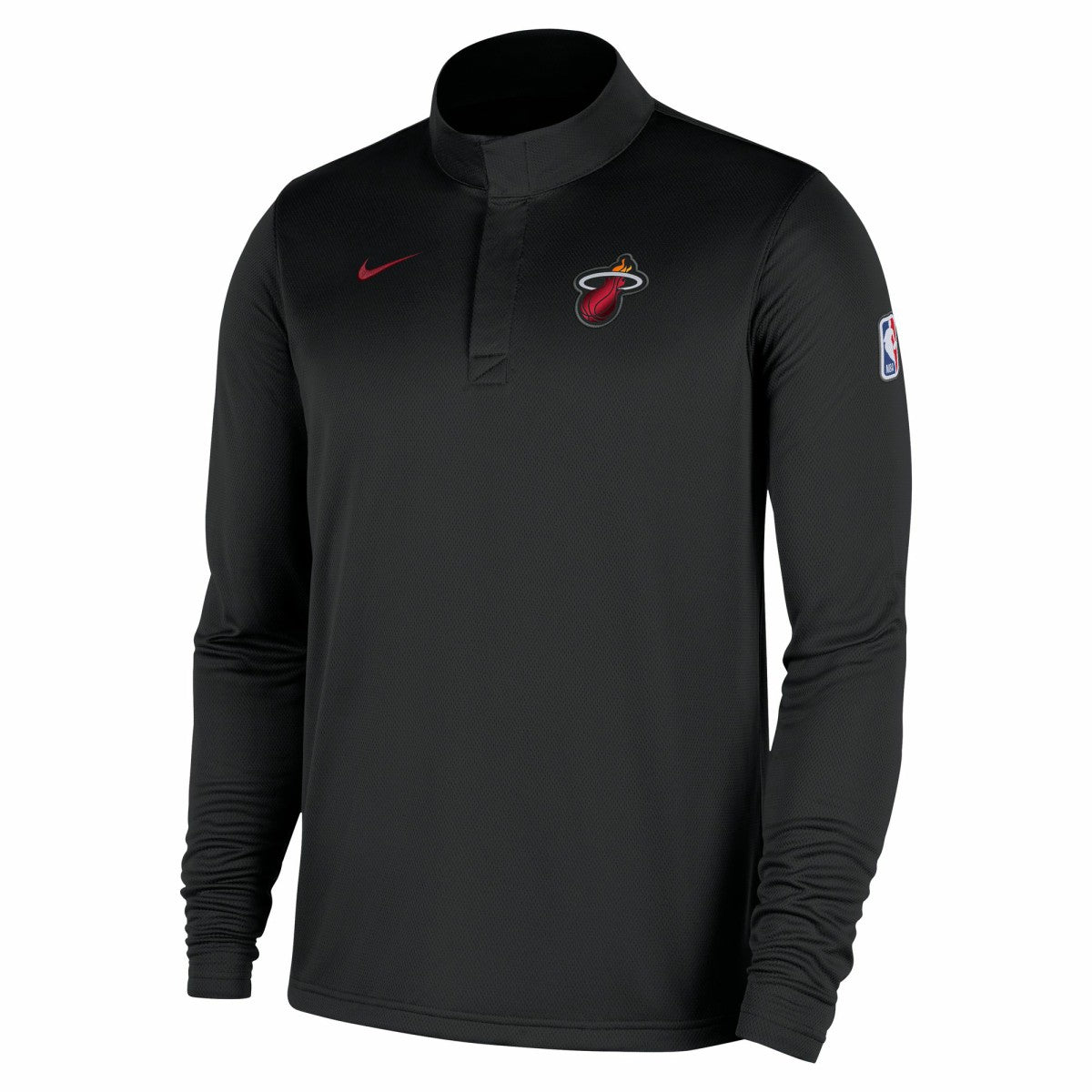 Black Miami Heat 2025/26 Authentic Coaches Quarter-Zip Dri-Fit Top | NBA