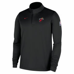 Black Miami Heat 2025/26 Authentic Coaches Quarter-Zip Dri-Fit Top | NBA