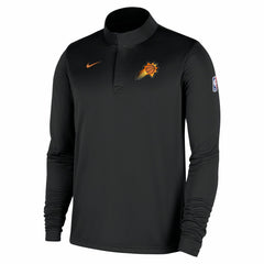 Black Phoenix Suns 2025/26 Authentic Coaches Quarter-Zip Dri-Fit Top | NBA