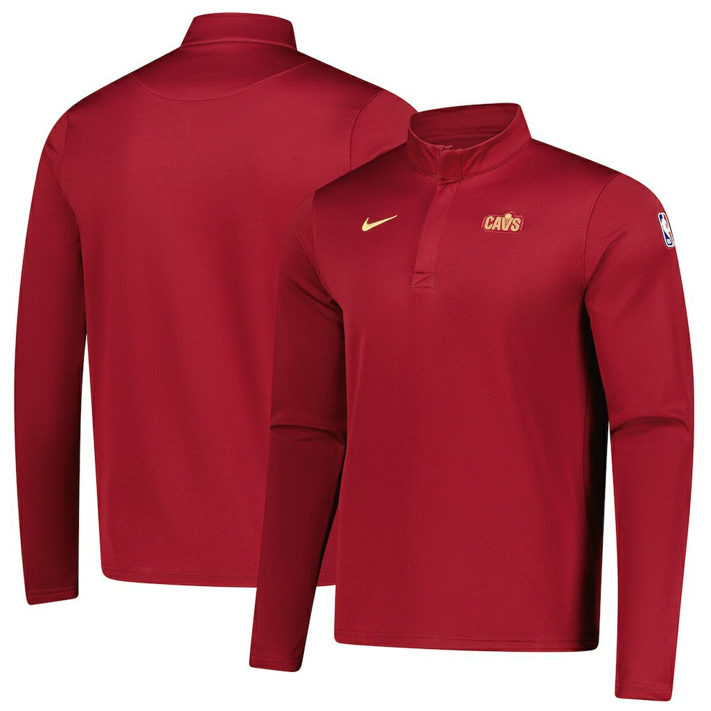 Wine Cleveland Cavaliers 2025/26 Authentic Coaches Quarter-Zip Dri-Fit Top sale | NBA