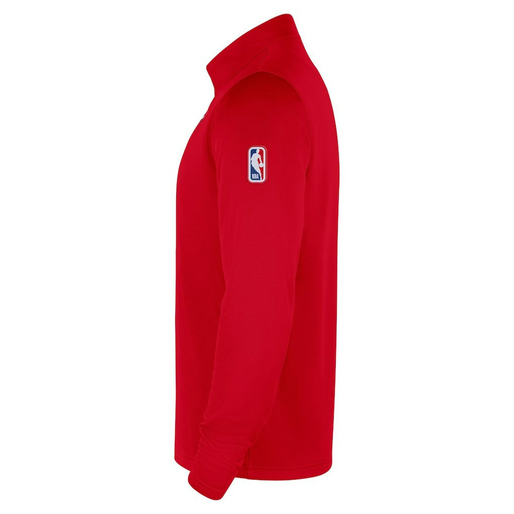 Red Chicago Bulls 2025/26 Authentic Coaches Quarter-Zip Dri-Fit Top | NBA