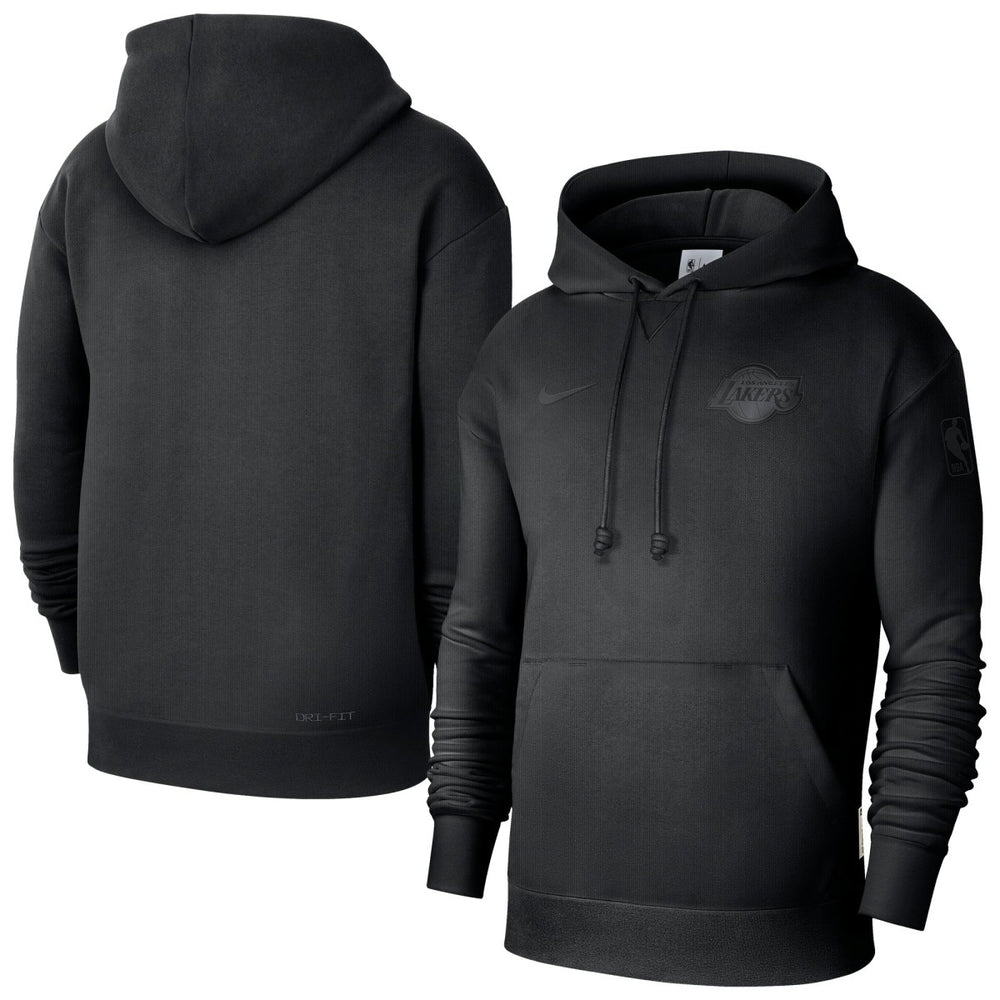 Black Los Angeles Lakers Men's Authentic Travel Standard Issue Dri-Fit Hoodie | NBA