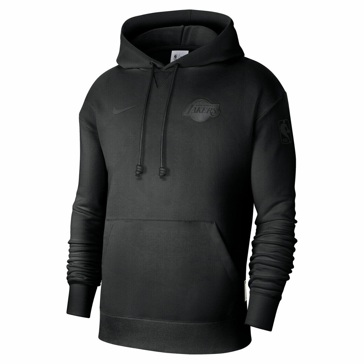 Black Los Angeles Lakers Men's Authentic Travel Standard Issue Dri-Fit Hoodie | NBA