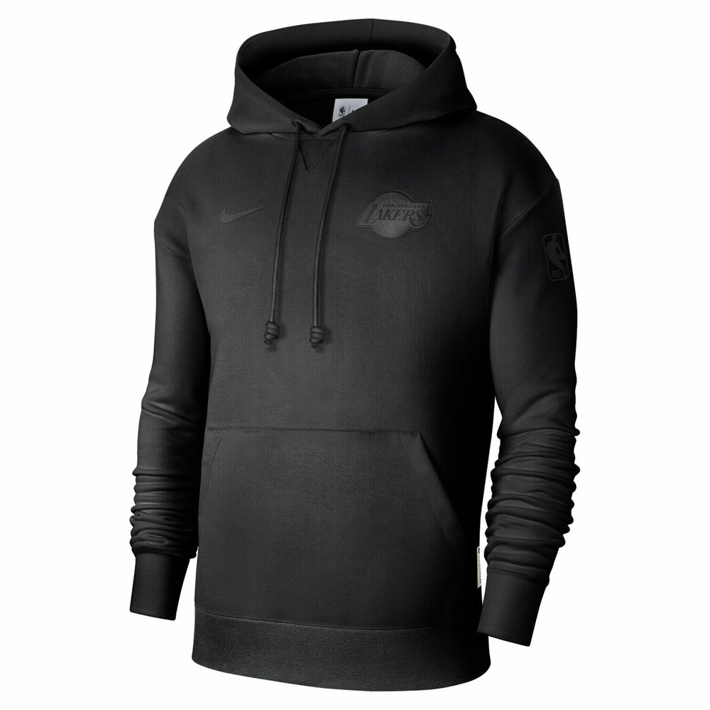 Black Los Angeles Lakers Men's Authentic Travel Standard Issue Dri-Fit Hoodie | NBA