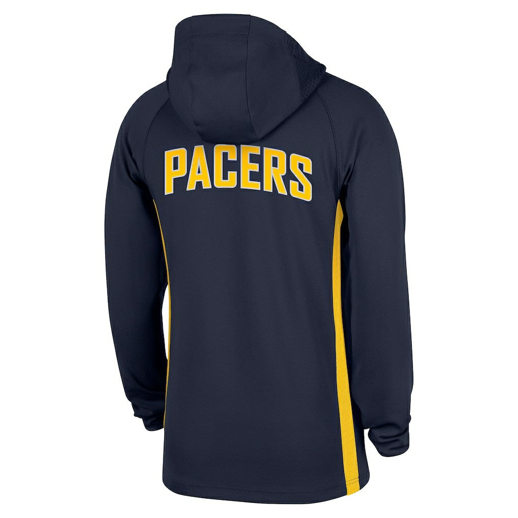 Navy Indiana Pacers Authentic On Court Zone Quarter-Zip Dri-FIT Hoodie Jacket | NBA