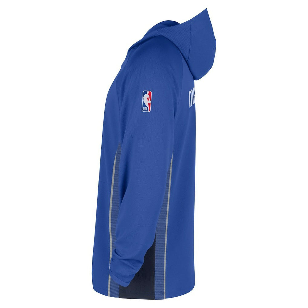 Royal Dallas Mavericks Authentic On Court Zone Quarter-Zip Dri-FIT Hoodie Jacket sale | NBA