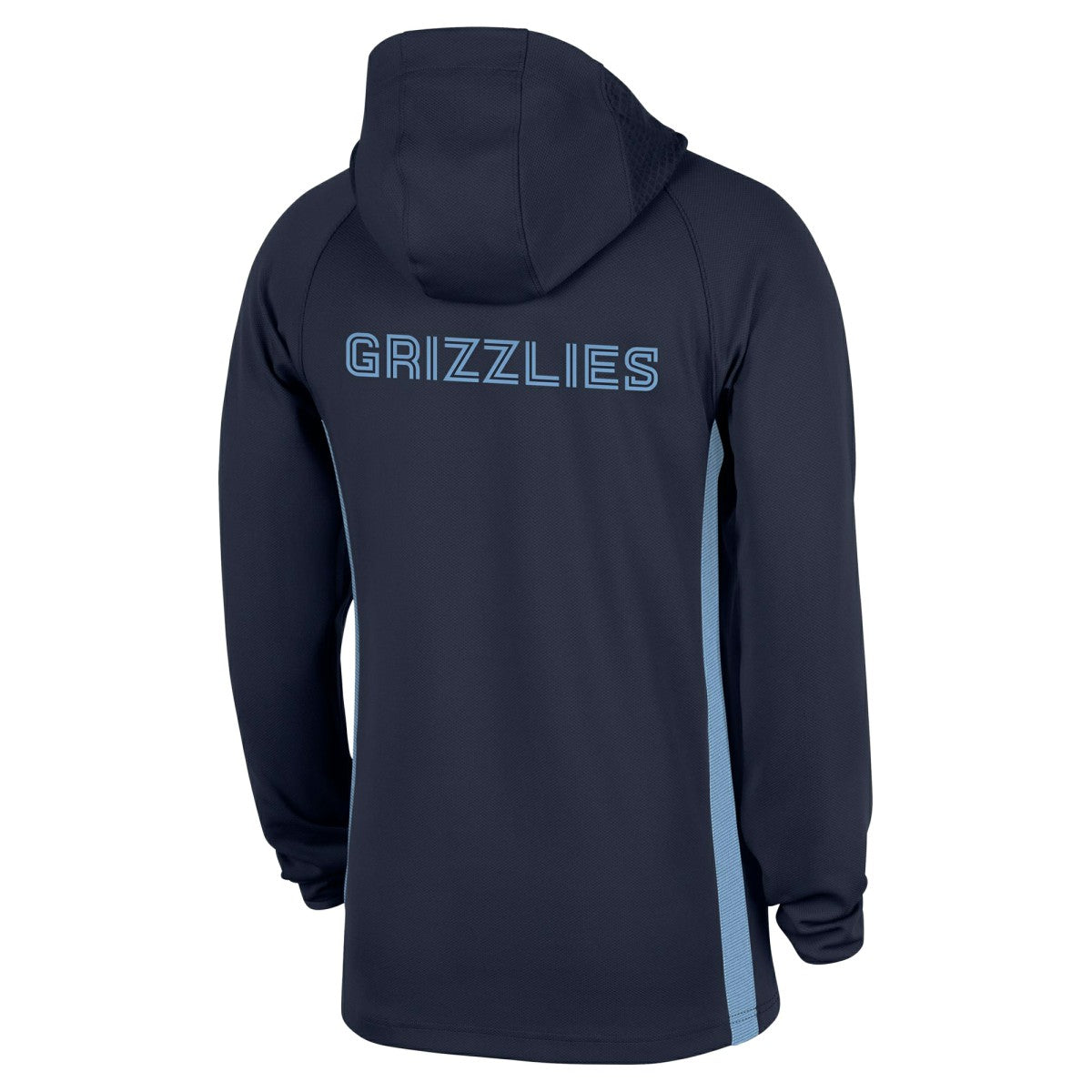 Navy Memphis Grizzlies Authentic On Court Zone Quarter-Zip Dri-FIT Hoodie Jacket | NBA