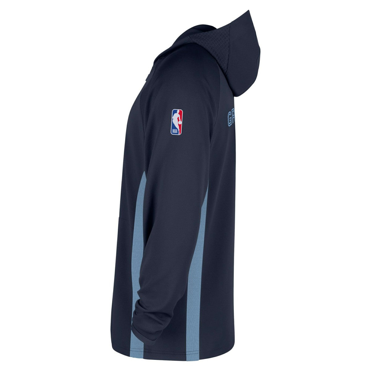 Navy Memphis Grizzlies Authentic On Court Zone Quarter-Zip Dri-FIT Hoodie Jacket | NBA