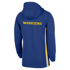 Blue Golden State Warriors Authentic On Court Zone Quarter-Zip Dri-FIT Hoodie Jacket sale | NBA