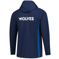Navy Minnesota Timberwolves Authentic On Court Zone Quarter-Zip Dri-FIT Hoodie Jacket | NBA