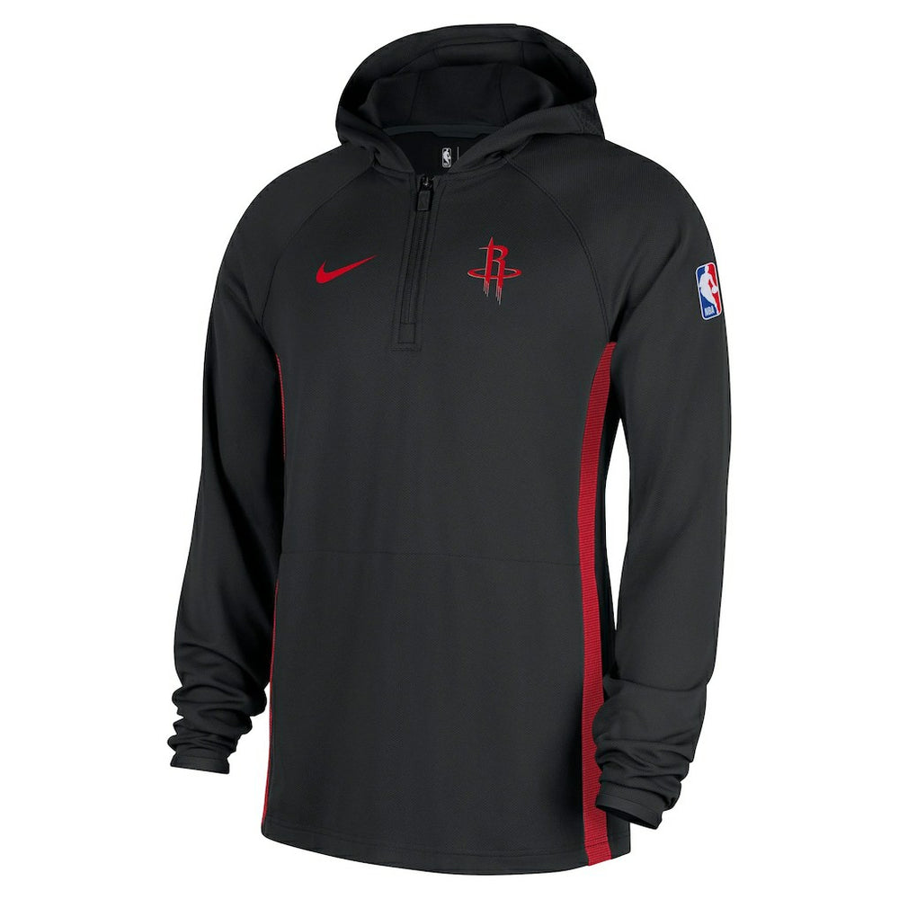 Black Houston Rockets Authentic On Court Zone Quarter-Zip Dri-FIT Hoodie Jacket sale | NBA