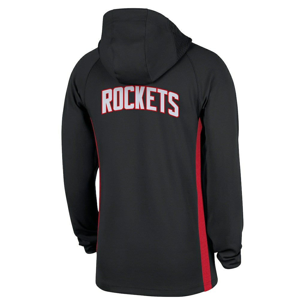 Black Houston Rockets Authentic On Court Zone Quarter-Zip Dri-FIT Hoodie Jacket sale | NBA