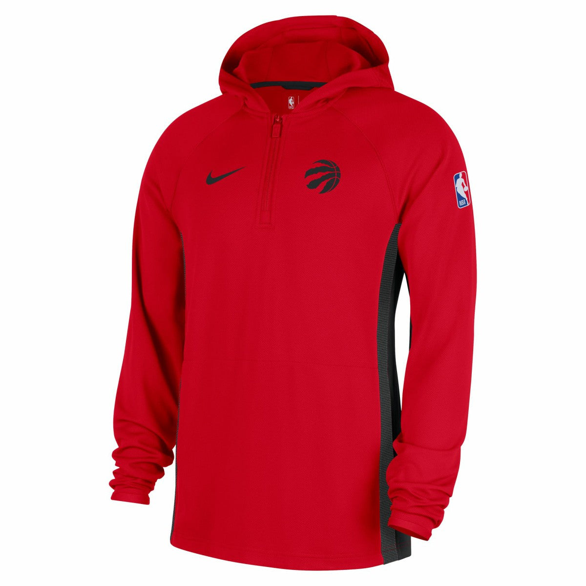 Red Toronto Raptors Authentic On Court Zone Quarter-Zip Dri-FIT Hoodie Jacket | NBA