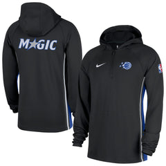 Black Orlando Magic Authentic On Court Zone Quarter-Zip Dri-FIT Hoodie Jacket | NBA