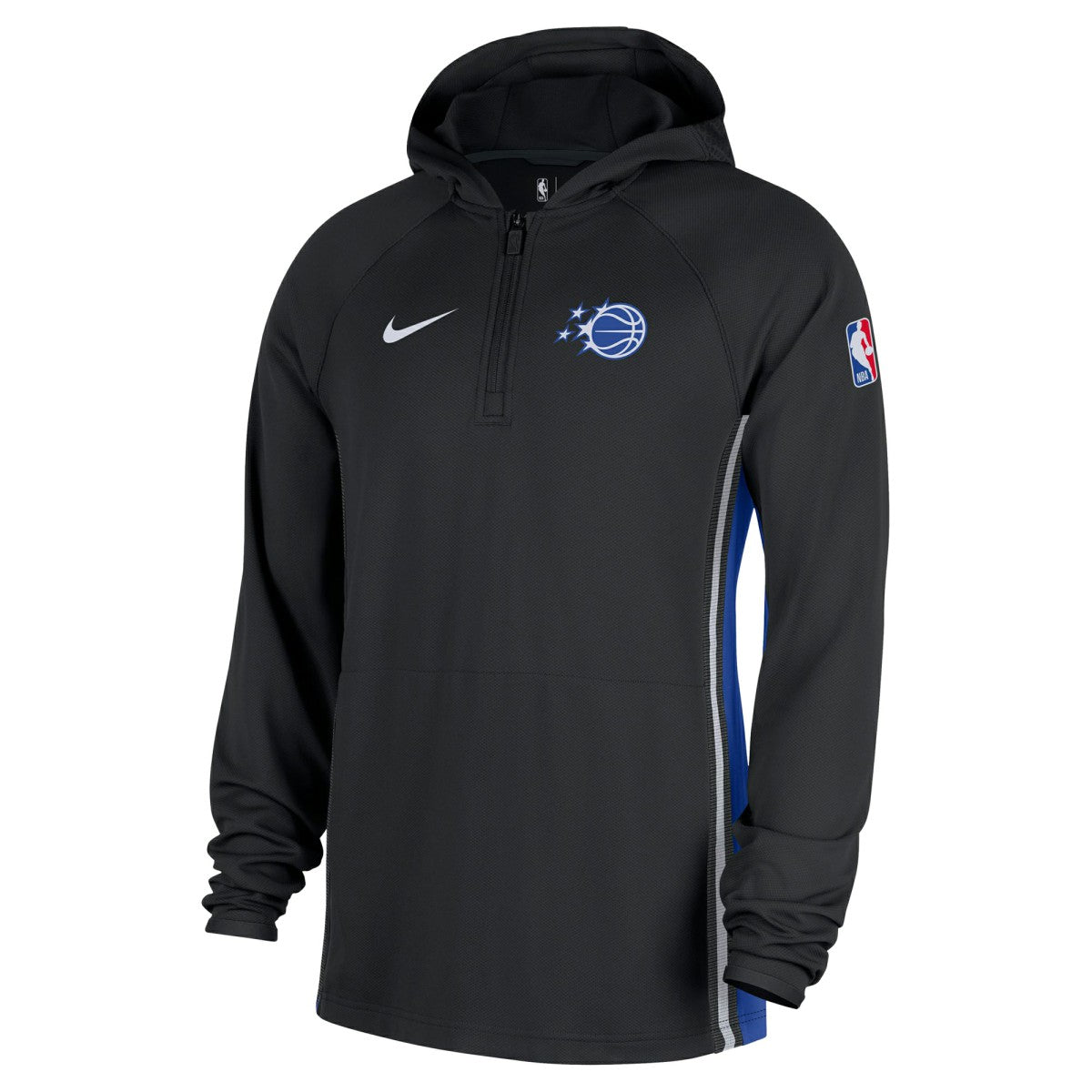 Black Orlando Magic Authentic On Court Zone Quarter-Zip Dri-FIT Hoodie Jacket | NBA