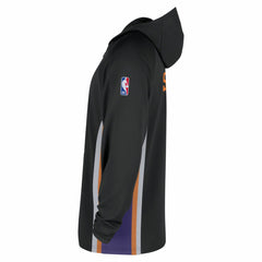 Black Phoenix Suns Authentic On Court Zone Quarter-Zip Dri-FIT Hoodie Jacket | NBA