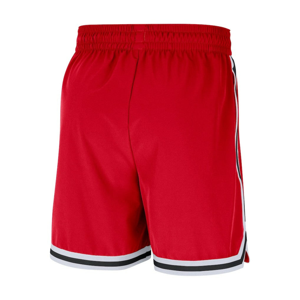 Red Chicago Bulls Authentic Practice DNA Woven Performance Shorts | NBA