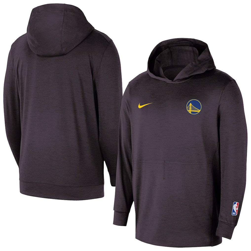 Black Golden State Warriors Authentic Practice Yoga Restore Dri-Fit Pullover Hoodie sale | NBA