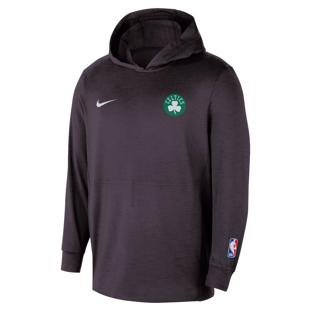Black Boston Celtics Authentic Practice Yoga Restore Dri-Fit Pullover Hoodie | NBA