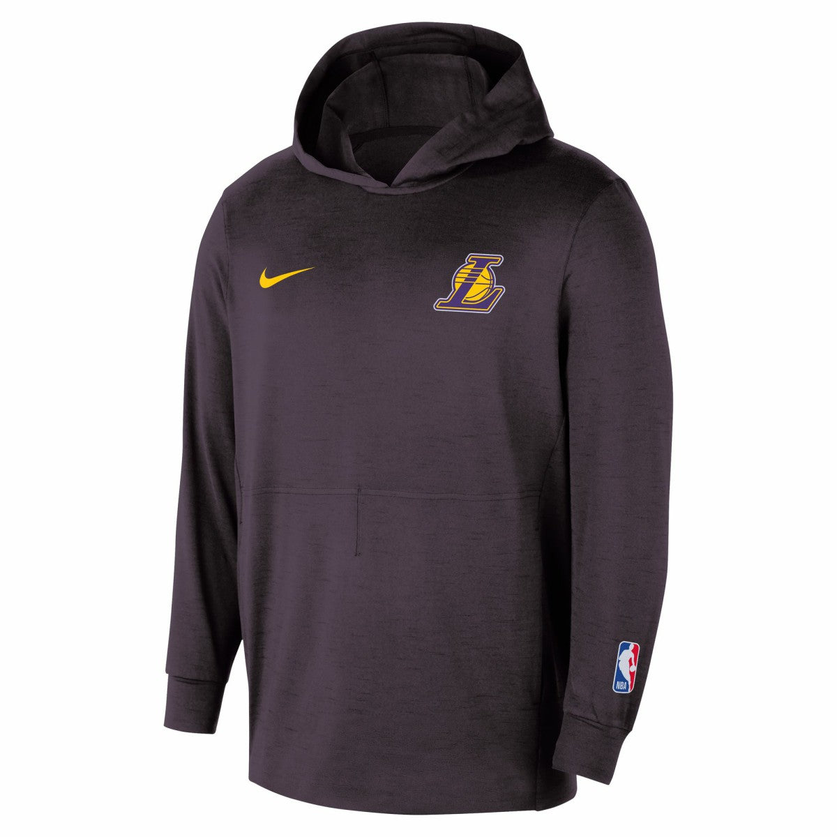 Black Los Angeles Lakers Authentic Practice Yoga Restore Dri-Fit Pullover Hoodie | NBA
