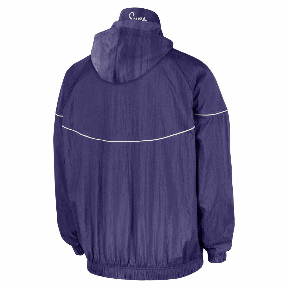 Purple Phoenix Suns Courtside Windrunner Woven Half-Zip Hooded Jacket | NBA