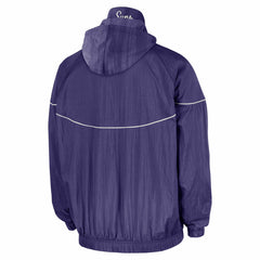Purple Phoenix Suns Courtside Windrunner Woven Half-Zip Hooded Jacket | NBA