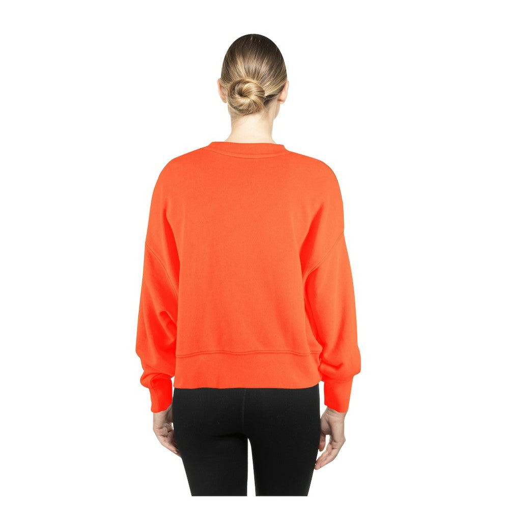 San Francisco Giants New Era Women's Boxy Mineral Wash Dolmen Sleeve Cropped Sweatshirt - MLB Sweatshirts